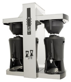Machine a café filtre, 2 containers dispencer 2x 5 Lit , robinet