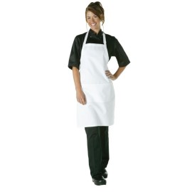Tablier à bavette Chef Works blanc