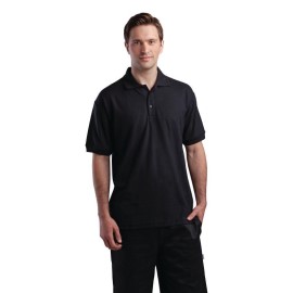 Polo unisexe noir XL