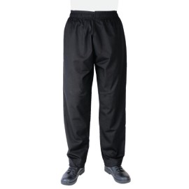 Pantalon de cuisinier unisexe Whites Vegas noir XXL