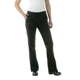 Pantalon de cuisinier femme Chef Works Executive noir S