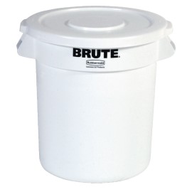 Collecteur Rubbermaid Brute blanc 75,7L