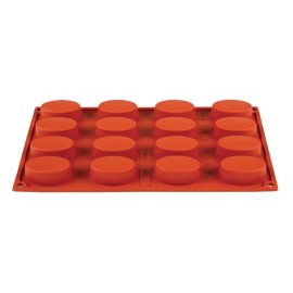 Plaque 16 ovales en silicone Pavoni Formaflex