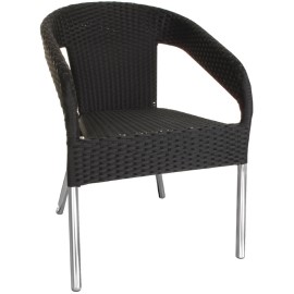 Fauteuils bistro en rotin Bolero