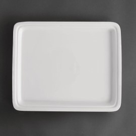 Plat blanc GN 12 Olympia Whiteware 30mm