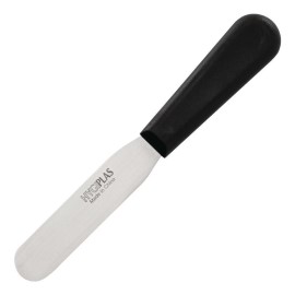 Couteau spatule à lame droite Hygiplas noir 100mm