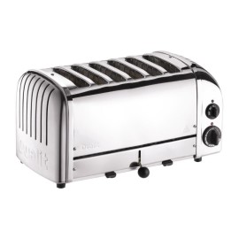 Grille-pain 6 fentes inox Dualit 60144