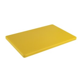 Planche à découper épaisse basse densité Hygiplas jaune