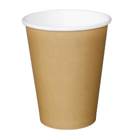 Gobelets jetables boissons chaudes Fiesta marron 340ml x1000