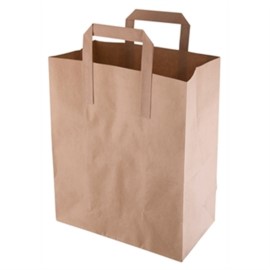 Sacs en papier recyclable marron 255 x 215mm