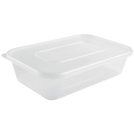 Récipient en plastique pour micro-ondes 500ml