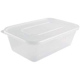 Récipient en plastique pour micro-ondes 650ml