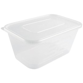 Récipient en plastique pour micro-ondes 1L