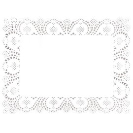 Napperons rectangulaires en papier Fiesta