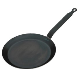 Poêle à crêpes en acier bleui De Buyer 200mm