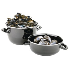 Marmite à moules émaillée Olympia 1,5kg [u264]