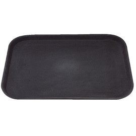 Plateau rectangulaire antidérapant Kristallon noir 380 x 510mm [c560]