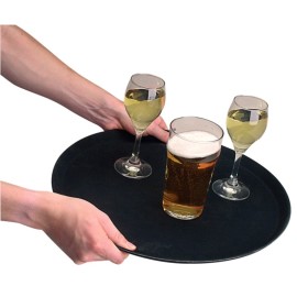 Plateau antidérapant en plastique Kristallon rond 406mm [c558]