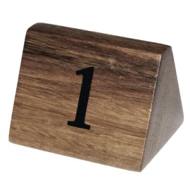 Numéros de table en bois Olympia 1 à 10 [cl392]