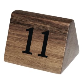 Numéros de table en bois Olympia 11 à 20 [cl393]