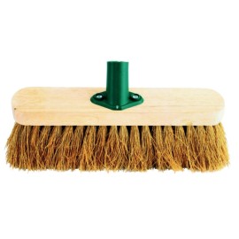 Tête de balai coco souple en bois Jantex 305mm [cd796]