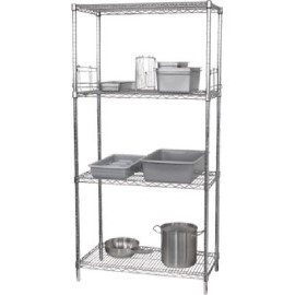 Etagère modulaire 4 niveaux 1220x457mm Vogue [l928]