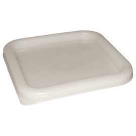 Couvercle carré blanc moyen Vogue