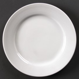 Assiettes à bord large Linear 200mm Olympia