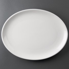 Assiettes creuses ovales Athena Hotelware 305 x 242mm