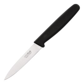 Couteau doffice lame droite Hygiplas noir 75mm