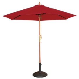 Parasol rond Bolero 2,5m rouge