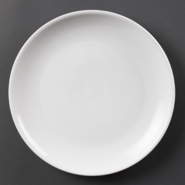 Assiettes plates rondes blanches Olympia 280mm
