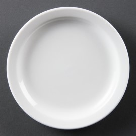 Assiettes à bord étroit blanches 150mm Olympia