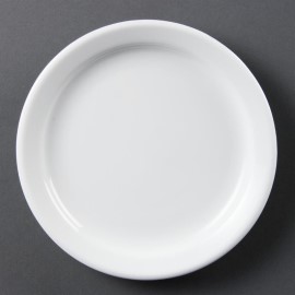 Assiettes à bord étroit blanches 180mm Olympia