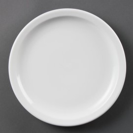 Assiettes à bord étroit blanches 230mm Olympia
