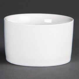 Ramequins contemporains blancs 80mm Olympia