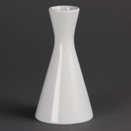 Vases bouteilles blancs 140mm Olympia