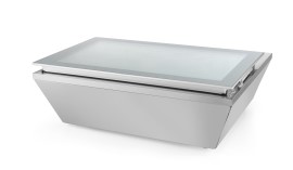 Vitrine de table réfrigérée négatif - 8 x GN 16