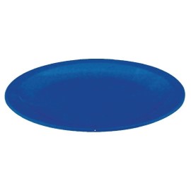Assiette en polycarbonate bleue 172mm