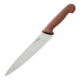 Couteau de cuisinier Hygiplas marron 215mm