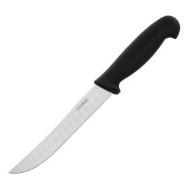 Couteau doffice alvéolé Hygiplas noir 125mm