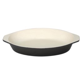 Plat à gratin ovale noir Vogue 650ml