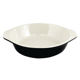 Plat à gratin rond noir Vogue 400ml