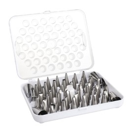 Boîte de 52 douilles pâtissières assorties Vogue [cp106]