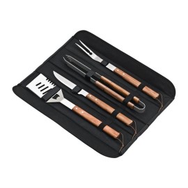 Kit barbecue 4 ustensiles Deglon [cr051]