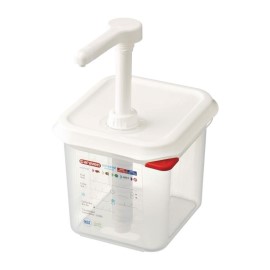 Distributeur de sauce Araven GN 16 transparent 2.6L [cr820]