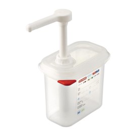 Distributeur de sauce Araven GN 19 transparent 1.5L [cr821]