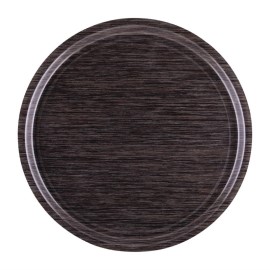 Plateau rond antidérapant Roltex 450mm wengé [cs451]