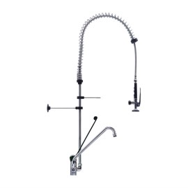 Douchette avec puisage grand modèle monotrou à col de cygne et commande mains libres Gastro M [cs490]