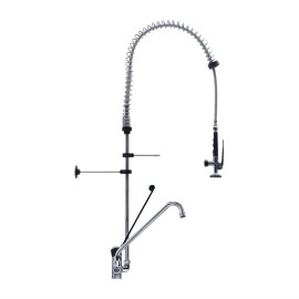 Douchette avec puisage petit modèle monotrou à col de cygne et commande mains libres Gastro M [cs491]